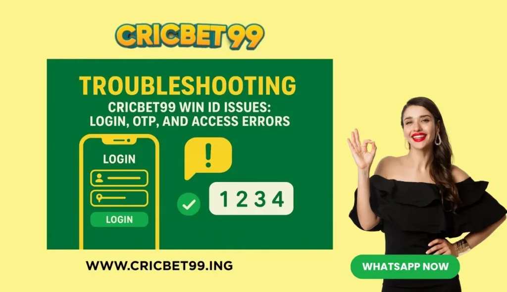 Troubleshooting Cricbet99 Win ID Issues Login