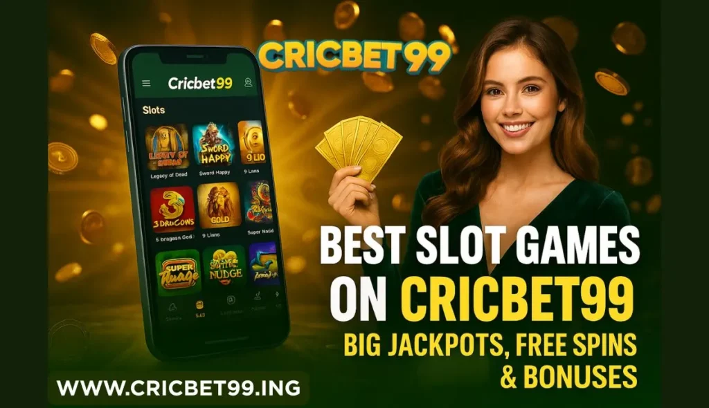 Best Slot Games on Cricbet99_ Big Jackpots, Free Spins & Bonuses
